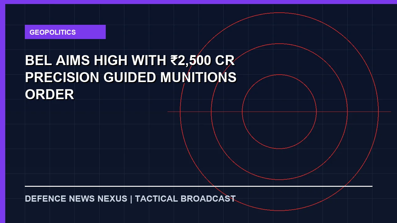 Featured image for BEL Aims High with ₹2,500 Cr Precision-Guided Munitions Order