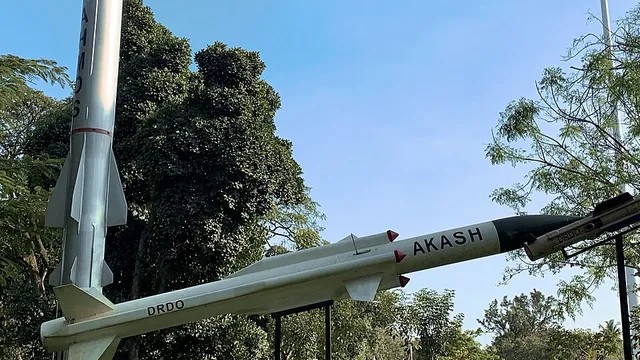 Central Asia's Air Defence Shift: India's Akash 1S System Gains Traction - AKASH Surface to Air Missile at National Military Memorial, Bengaluru, Karnataka, India (Ank Kumar, Infos