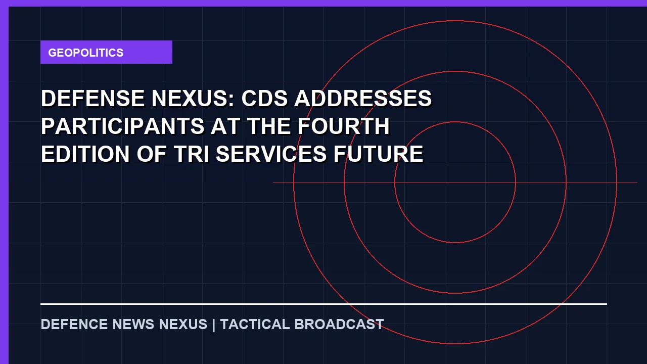 Featured image for Defense Nexus: CDS Addresses Participants at the Fourth Edition of Tri-Services Future Warfare Course