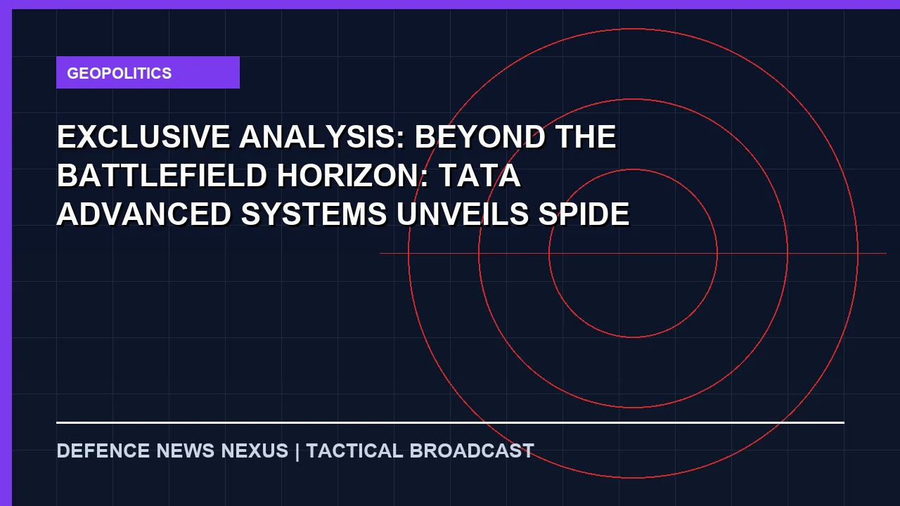 Featured image for Exclusive Analysis: Beyond the Battlefield Horizon: Tata Advanced Systems Unveils SPIDE C2 Software for Real-Time Tactical Dominance