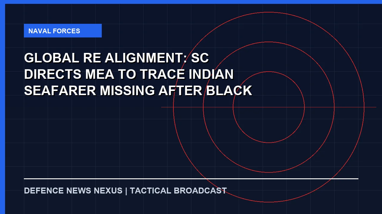 Featured image for Global Re-alignment: SC directs MEA to trace Indian seafarer missing after Black Sea attack