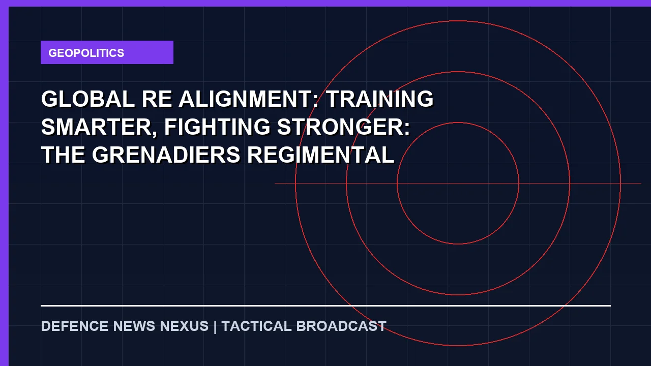 Featured image for Global Re-alignment: Training Smarter, Fighting Stronger: The Grenadiers Regimental Centre Revolutionizes Combat Readiness with Advanced Simulators