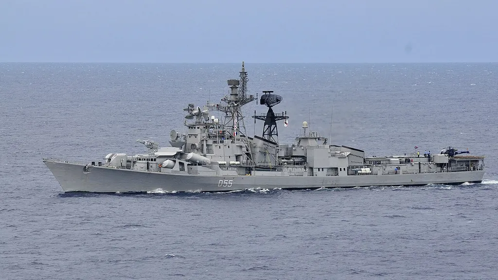 Hindustan Shipyard Limited Sets New Standards in Ship Repair Excellence - INS Ranvijay at annual bi-lateral naval field training exercise