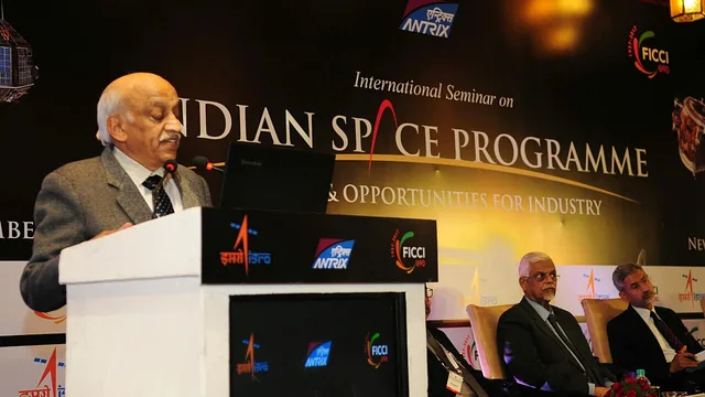 Wikimedia Commons / The Secretary, Department of Space, Chairman, Space Commission and Chairman, Indian Space Research Organisation (ISRO) (2)
