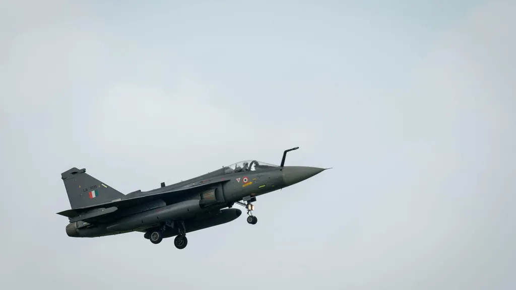 India's Aerospace Ambitions Take Flight: A Milestone in Tejas Indigenization - DVIDS - SrA Sabrina Fuller-Judd