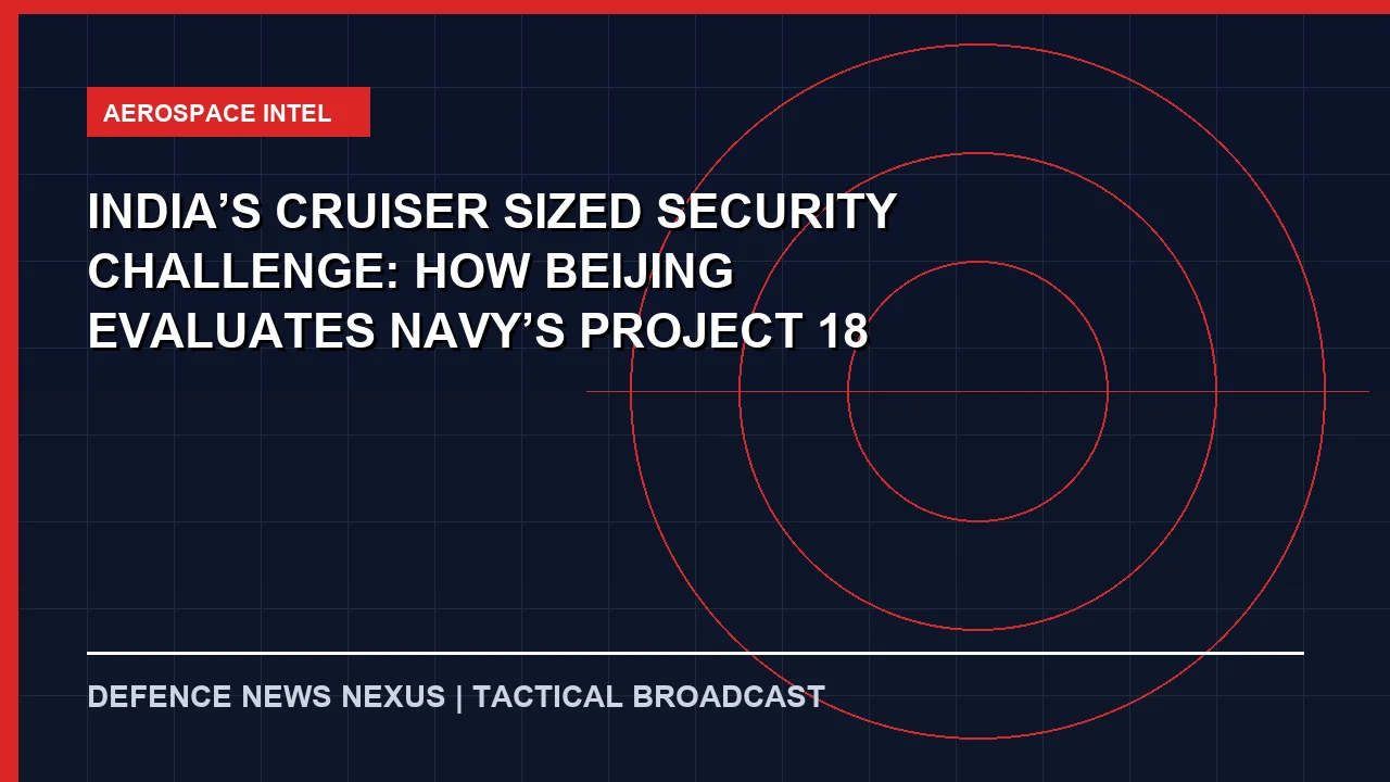 Featured image for India’s Cruiser-Sized Security Challenge: How Beijing Evaluates Navy’s Project 18 Against Type 055