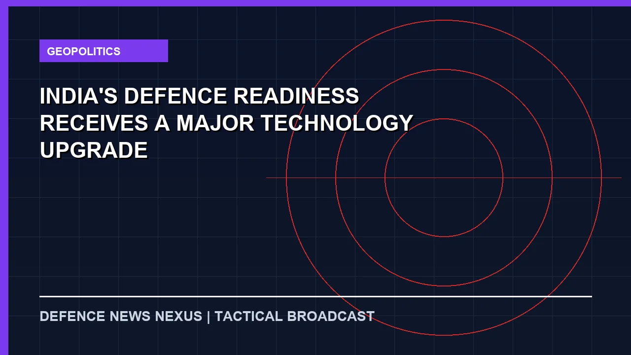 Featured image for India's Defence Readiness Receives a Major Technology Upgrade