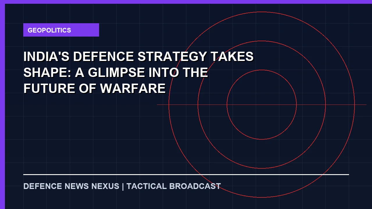 Featured image for India's Defence Strategy Takes Shape: A Glimpse into the Future of Warfare