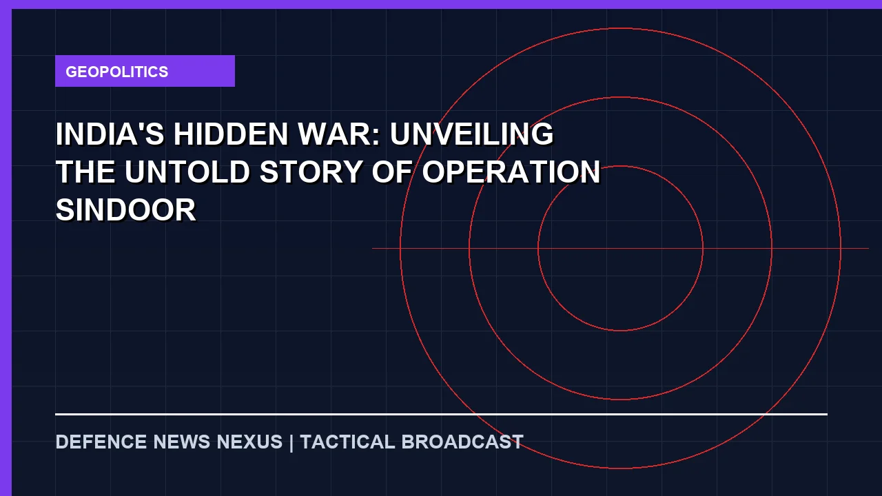 Featured image for India's Hidden War: Unveiling the Untold Story of Operation Sindoor