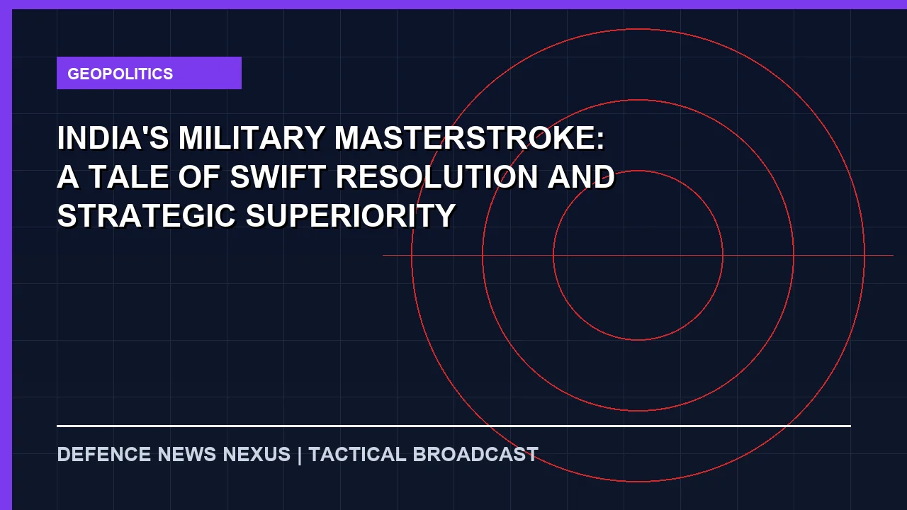 Featured image for India's Military Masterstroke: A Tale of Swift Resolution and Strategic Superiority