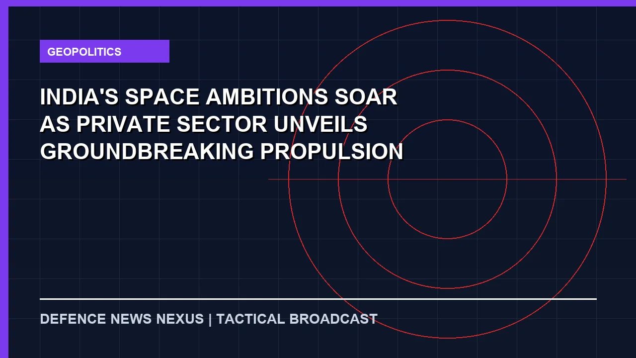 Featured image for India's Space Ambitions Soar as Private Sector Unveils Groundbreaking Propulsion System