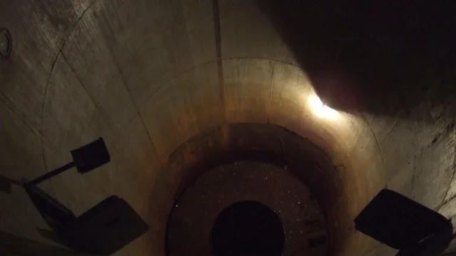 Wikimedia Commons / Inside the underground R-12U launching silo in Plokstine missile base, Lithuania