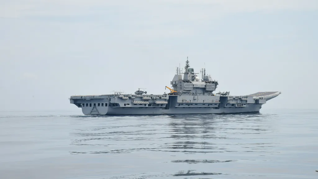 Indonesia's Growing Naval Ambitions Raise Questions About Regional Security - INS Vikrant Fleet Operation 4