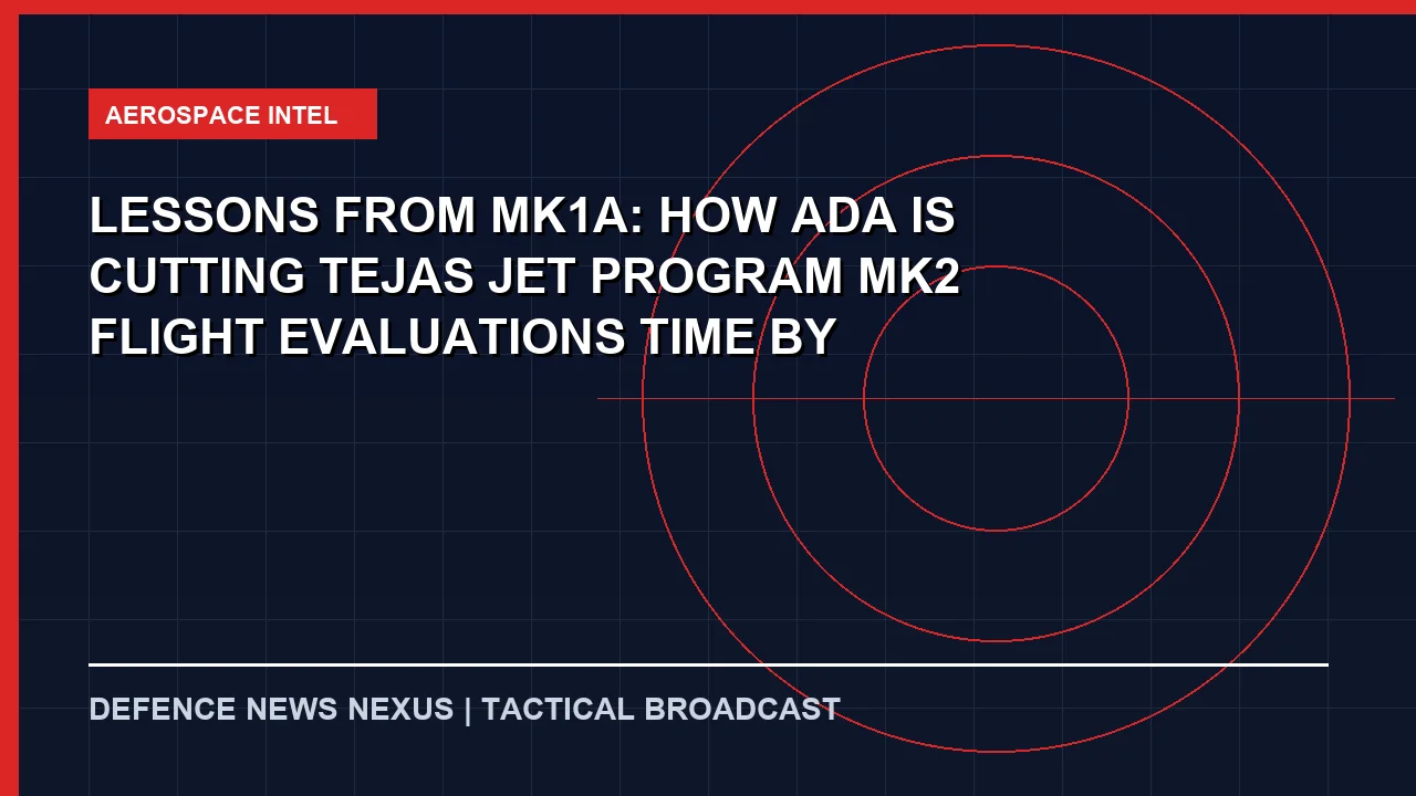 Featured image for Lessons from Mk1A: How ADA Is Cutting Tejas Jet Program Mk2 Flight Evaluations Time by Over 70%