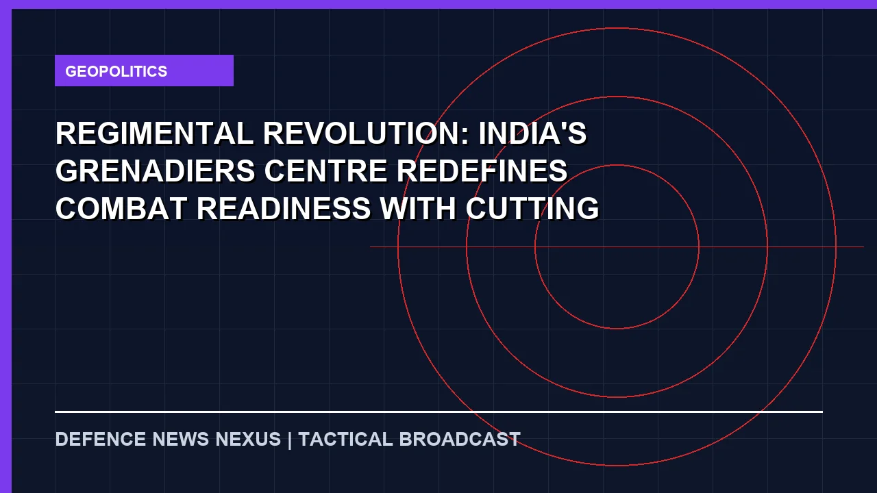 Featured image for Regimental Revolution: India's Grenadiers Centre Redefines Combat Readiness with Cutting-Edge Training