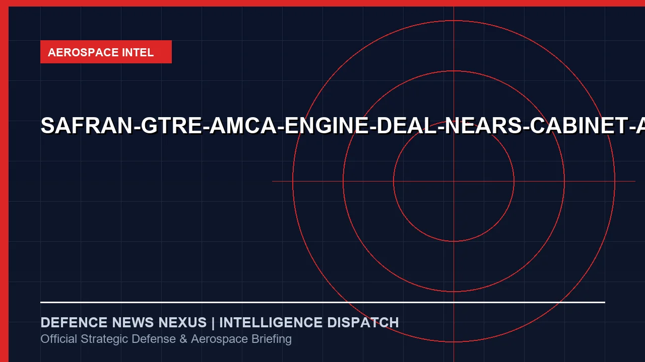 Safran-GTRE AMCA Engine Deal Nears Cabinet Approval