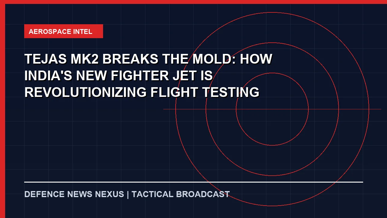 Featured image for Tejas Mk2 Breaks the Mold: How India's New Fighter Jet is Revolutionizing Flight Testing