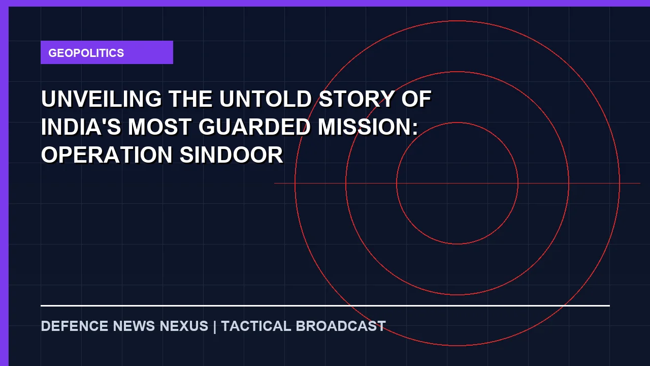 Featured image for Unveiling the Untold Story of India's Most Guarded Mission: Operation Sindoor